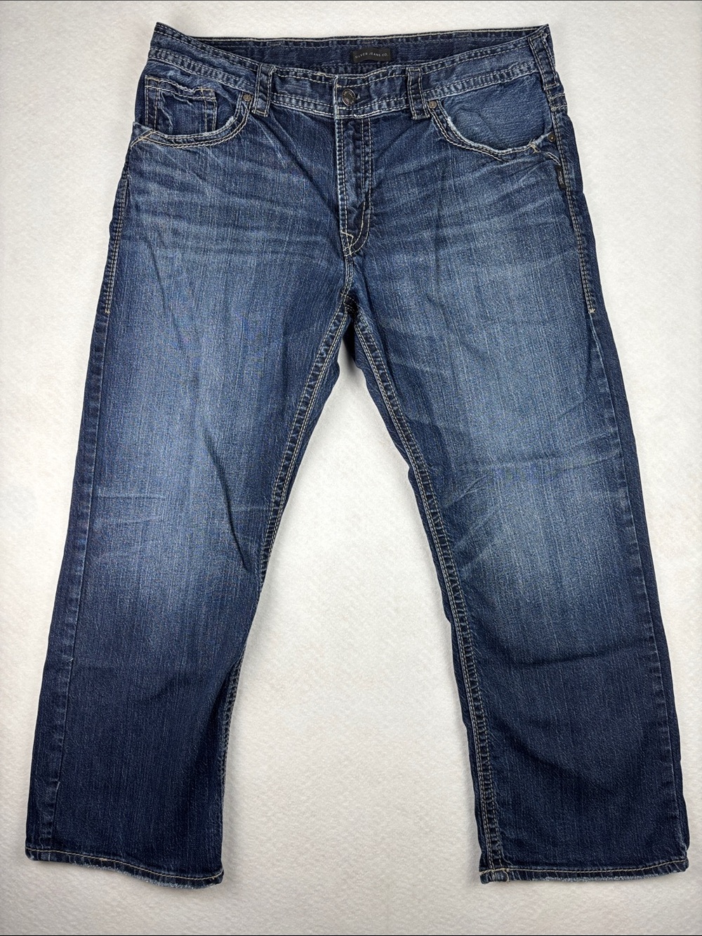 Silver Jeans 38x30Gordie Men’s Medium Wash Relaxed Western